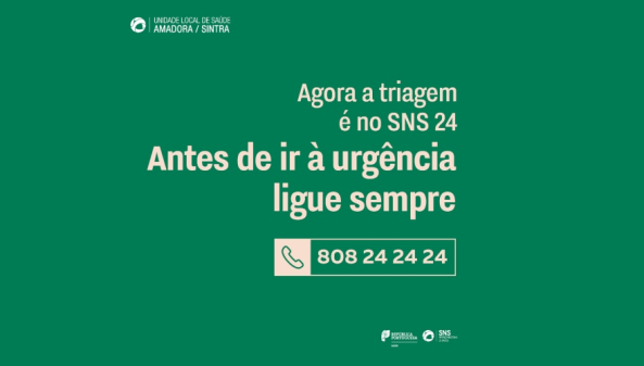 ULS Amadora-Sintra – Ligue para SNS 24 Antes De Se Descolar às Urgências